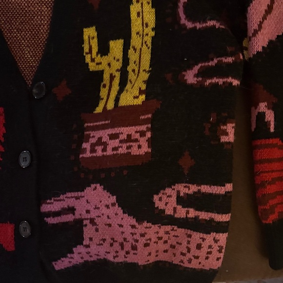 FARM Rio Multicolor Graphic Cardigan - Picture 3 of 5